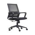 Xiaoyaozuo office chair black ergonomic mesh back with adjustable height and casters