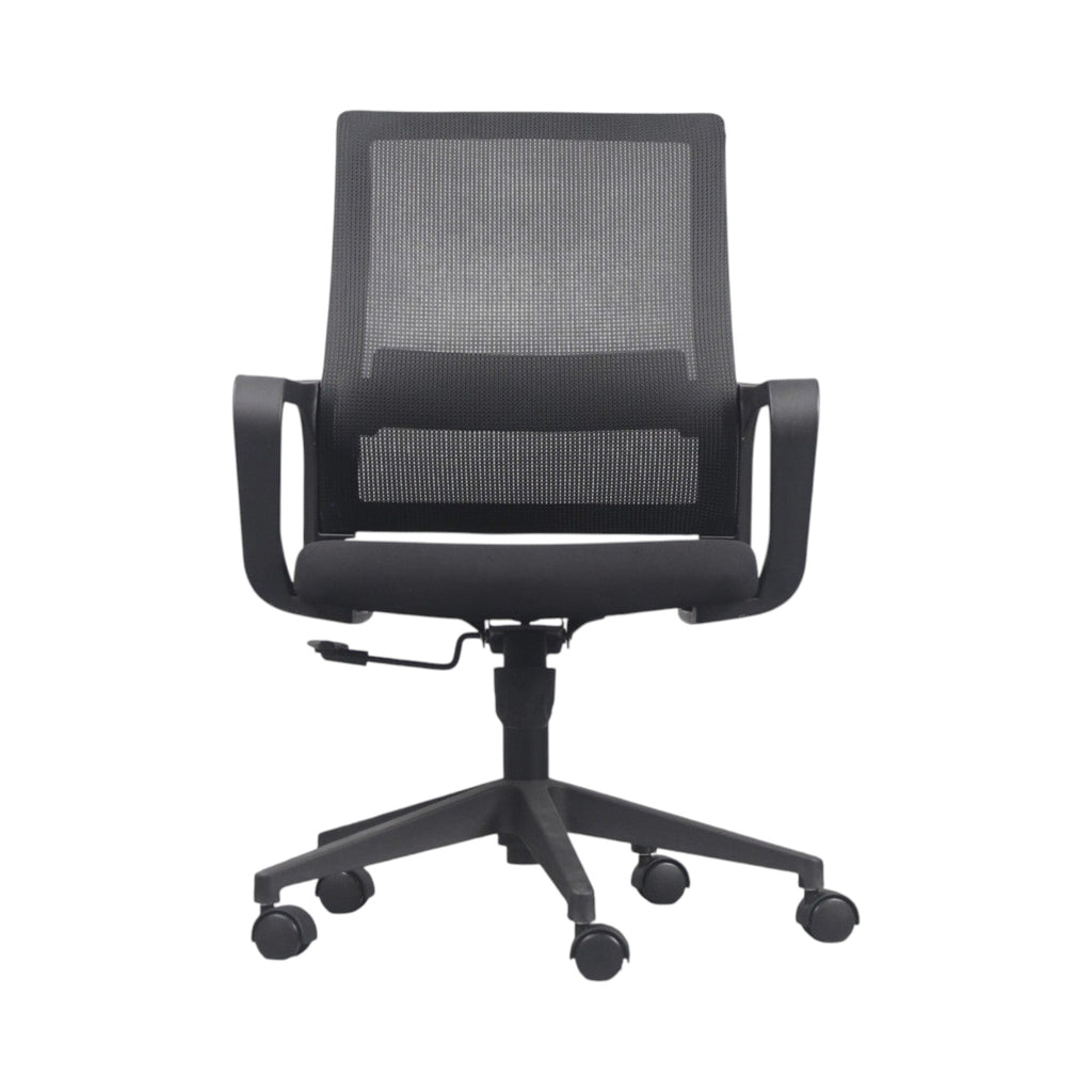 Xiaoyaozuo office chair black ergonomic mesh back, adjustable height, and smooth-rolling casters for comfort and mobility.