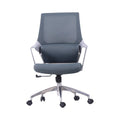 Xiaoyaozuo office chair grey ergonomic mesh back and padded seat with adjustable height and casters