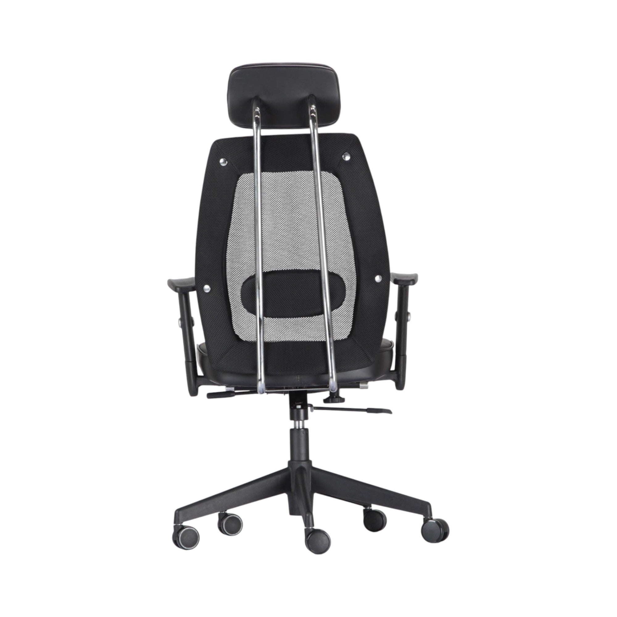 Xiaoyaozuo office chair black ergonomic mesh back executive chair with adjustable headrest and armrests