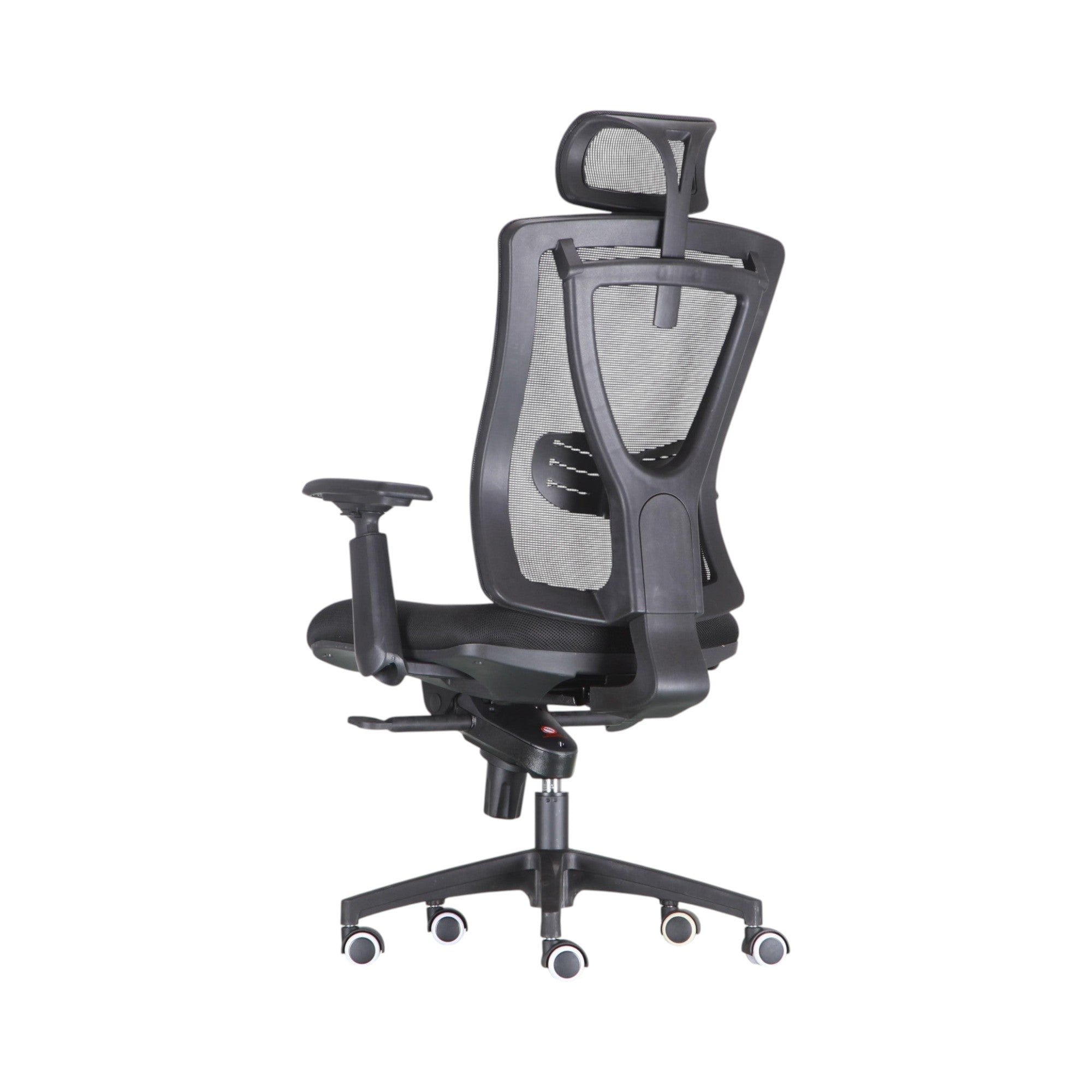 Xiaoyaozuo office chair black ergonomic mesh office chair with adjustable headrest and lumbar support.