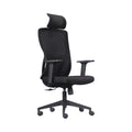 Xiaoyaozuo office chair black ergonomic mesh chair with adjustable headrest and armrests, padded seat, and rolling casters.