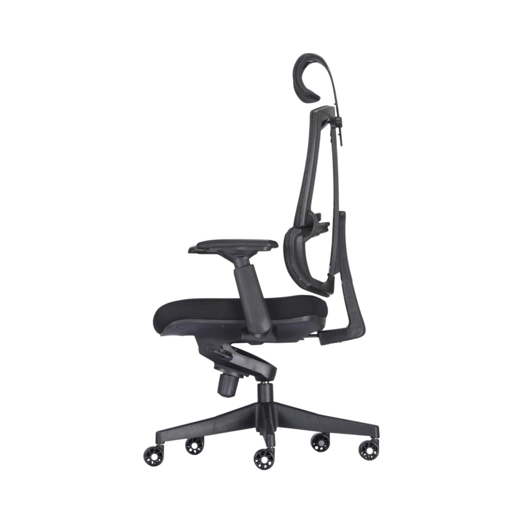 Xiaoyaozuo office chair black ergonomic mesh office chair with adjustable headrest and lumbar support