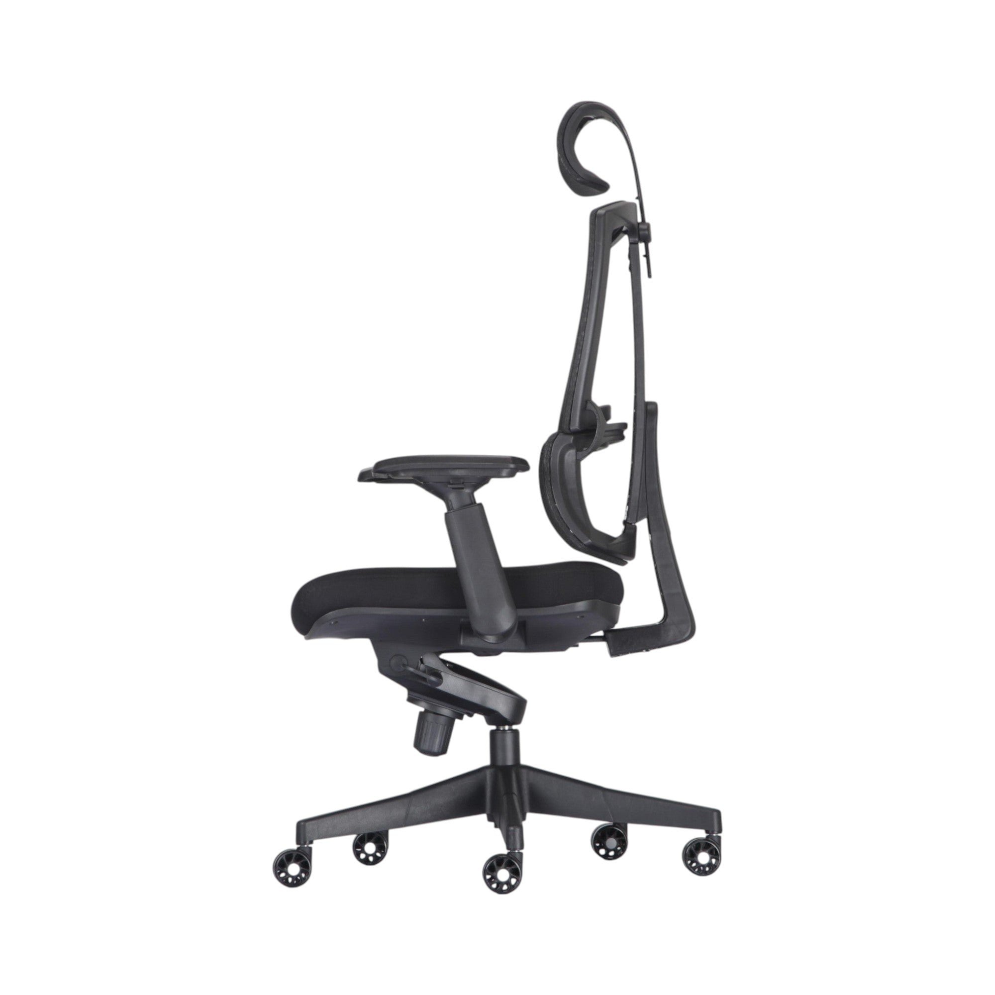 Xiaoyaozuo office chair black ergonomic mesh office chair with adjustable headrest and lumbar support