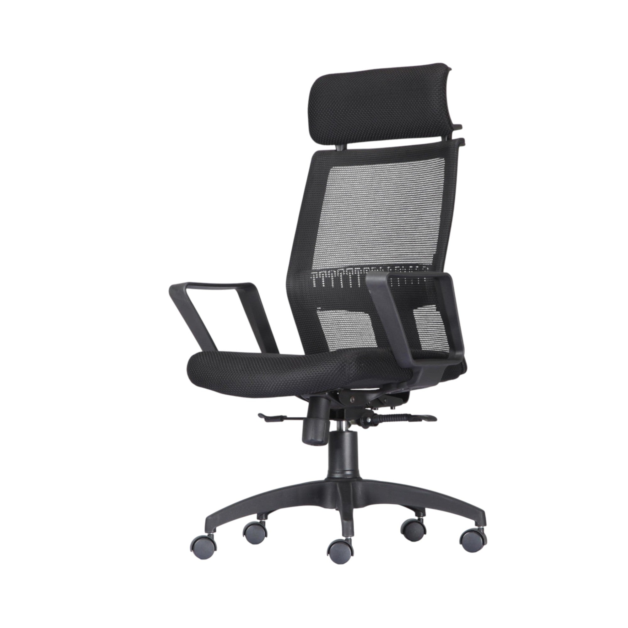 Xiaoyaozuo office chair black ergonomic mesh office chair with adjustable headrest and lumbar support