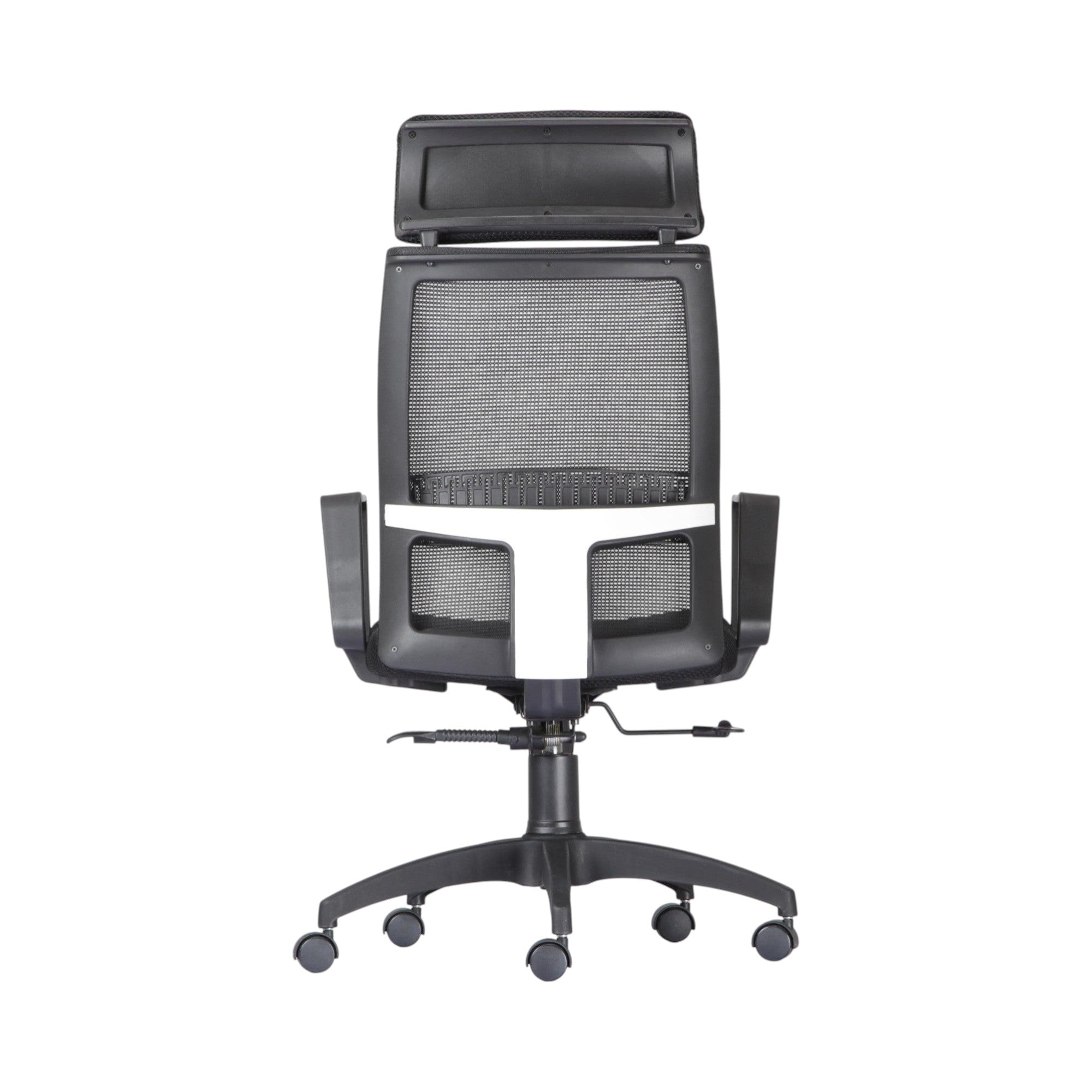Xiaoyaozuo office chair black ergonomic mesh chair with adjustable headrest and lumbar support.