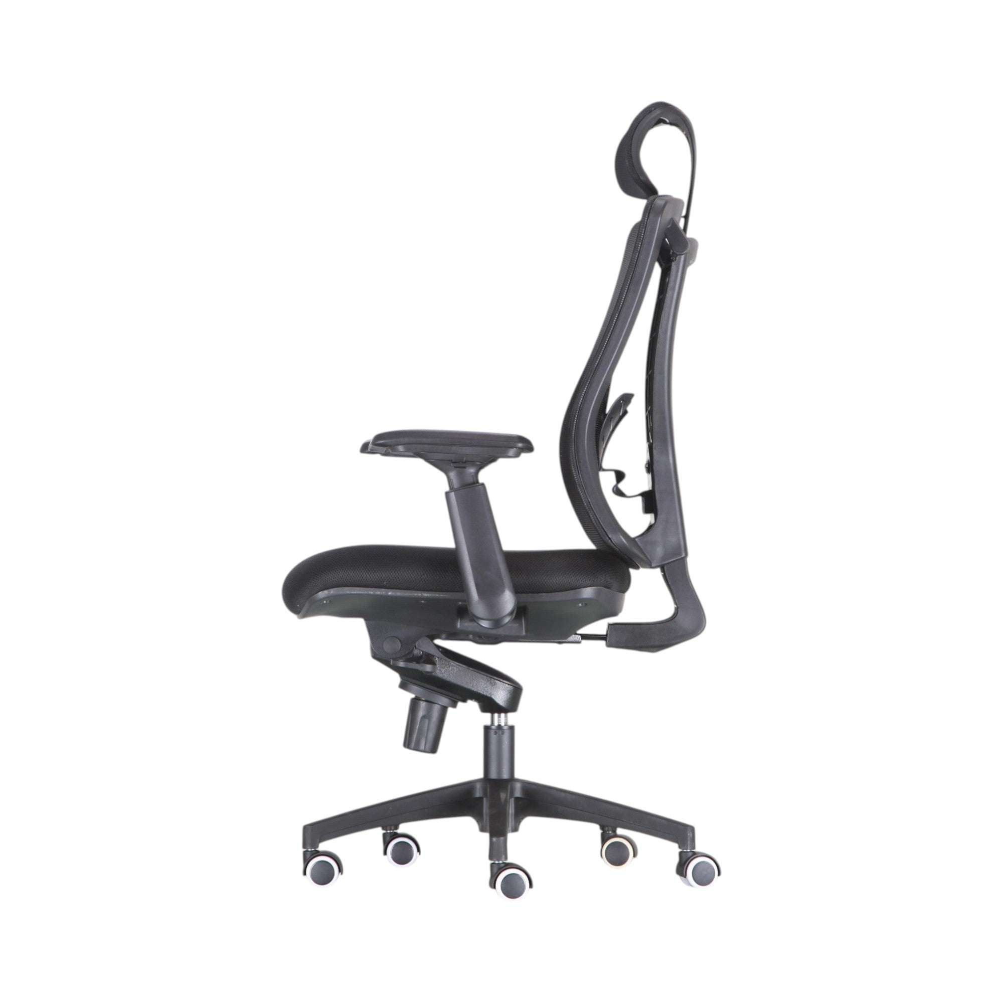 Xiaoyaozuo office chair black ergonomic mesh office chair with adjustable headrest and lumbar support