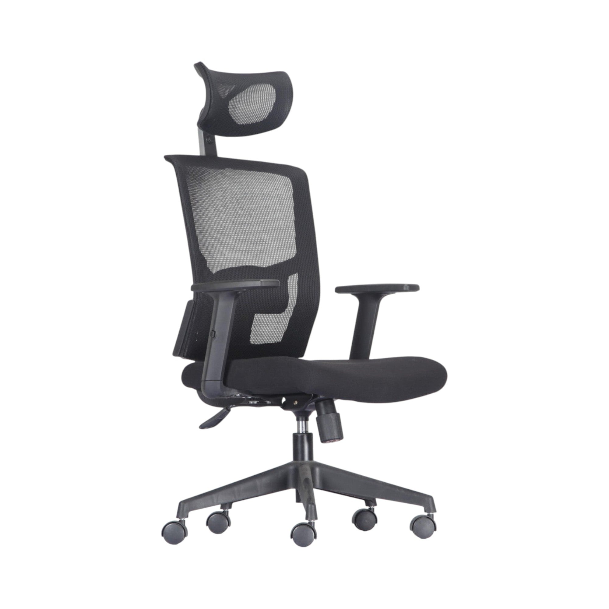 Xiaoyaozuo office chair: Black ergonomic mesh office chair with adjustable headrest, padded seat, and rolling casters for comfortable seating.