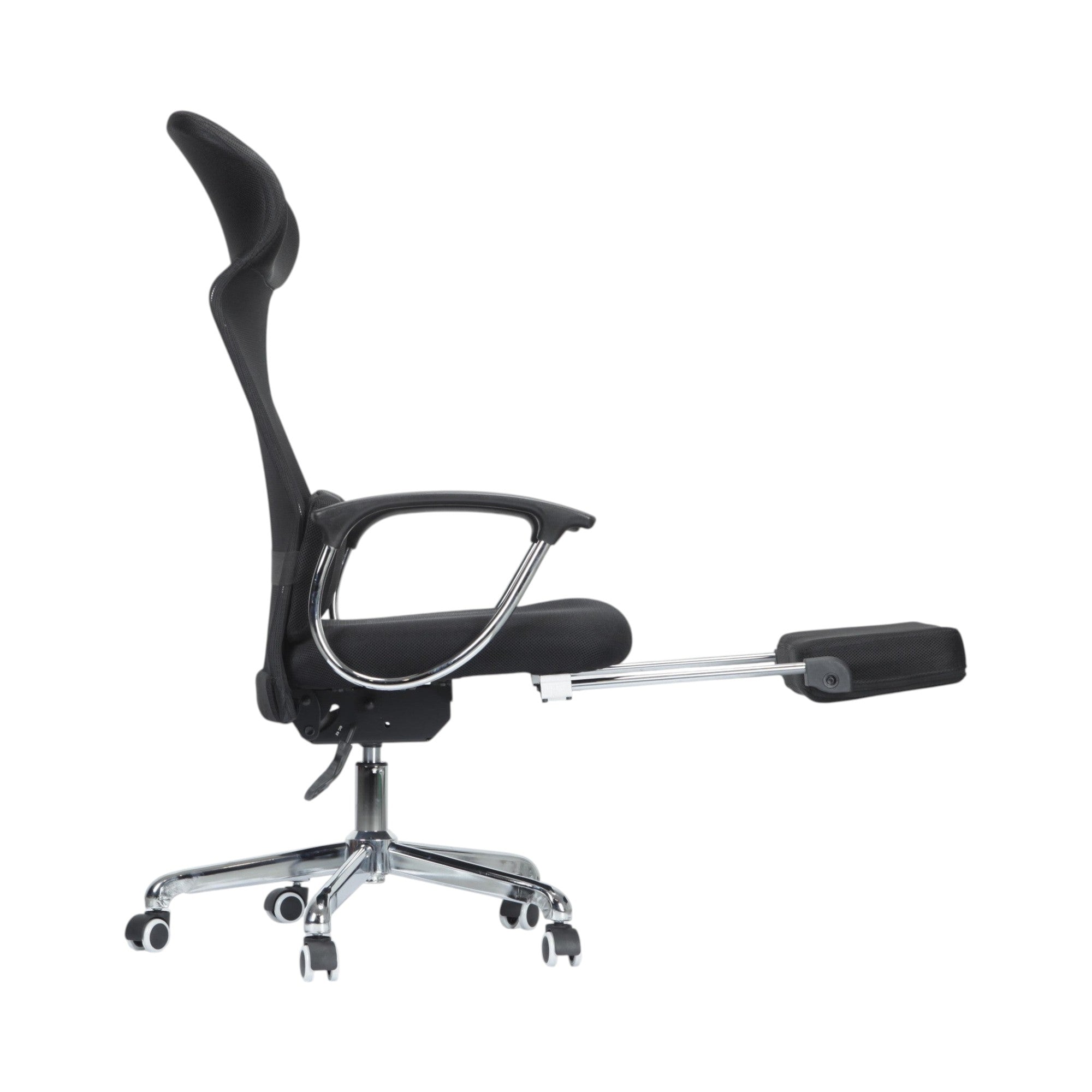 Xiaoyaozuo office chair black ergonomic mesh high back chair with adjustable headrest and footrest
