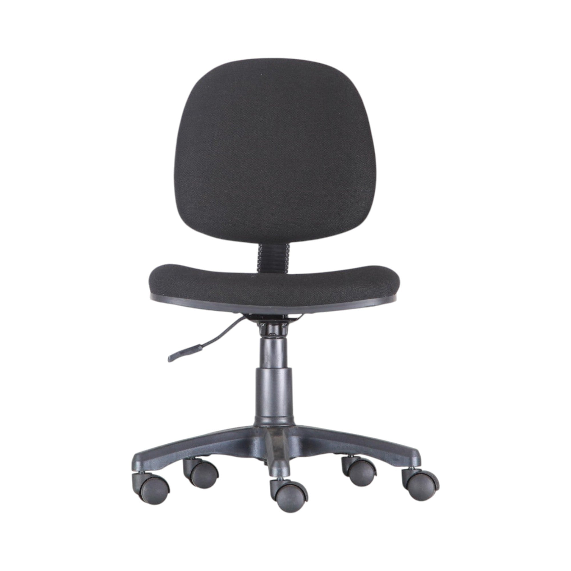 Xiaoyaozuo office chair black fabric ergonomic swivel task chair with lumbar support and casters