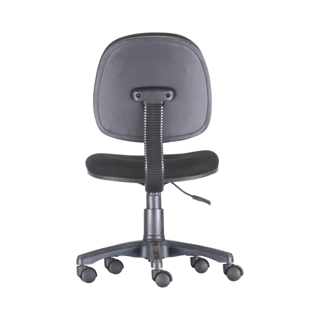 Xiaoyaozuo office chair black fabric ergonomic swivel task chair with lumbar support and casters
