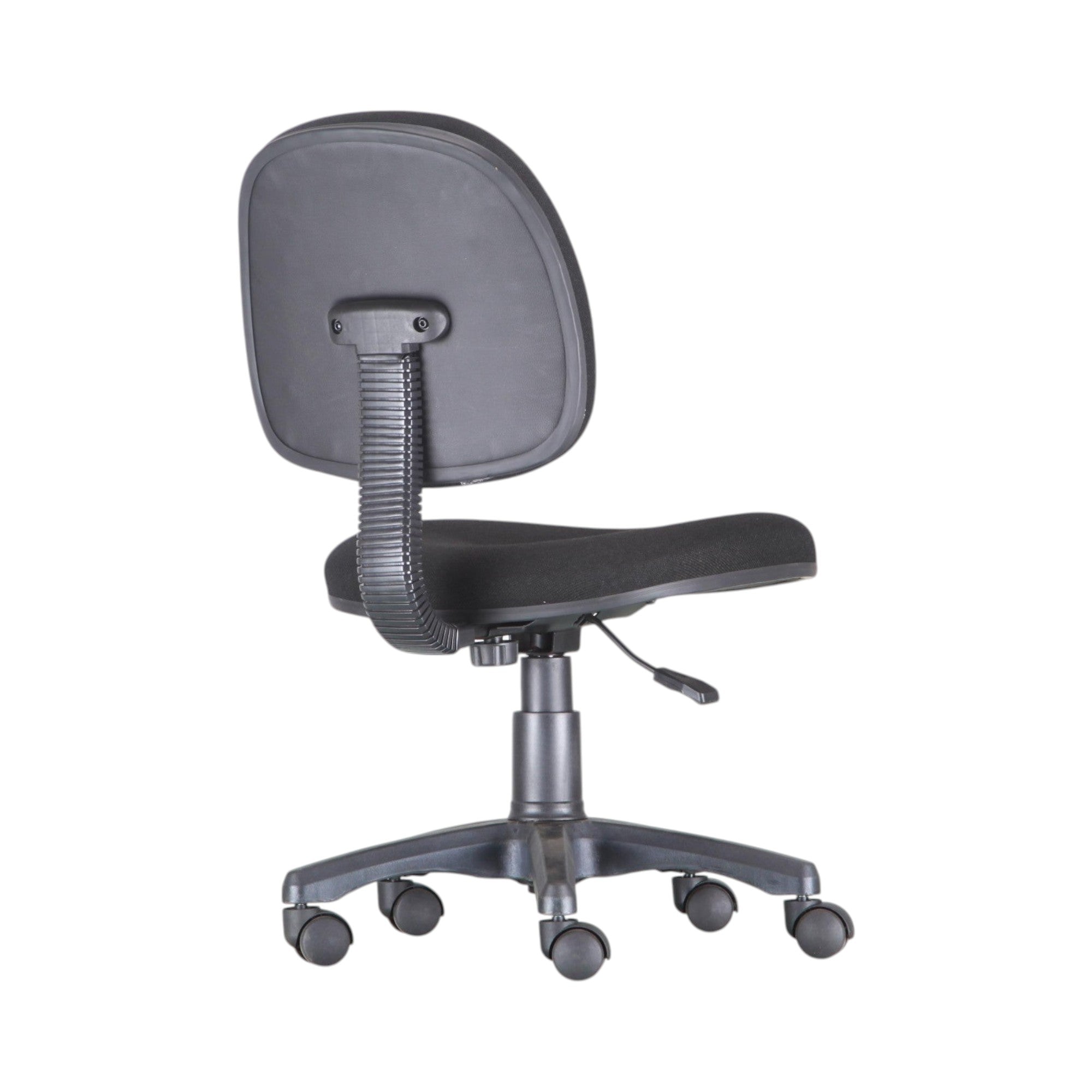 Xiaoyaozuo office chair black fabric ergonomic task chair with lumbar support and casters