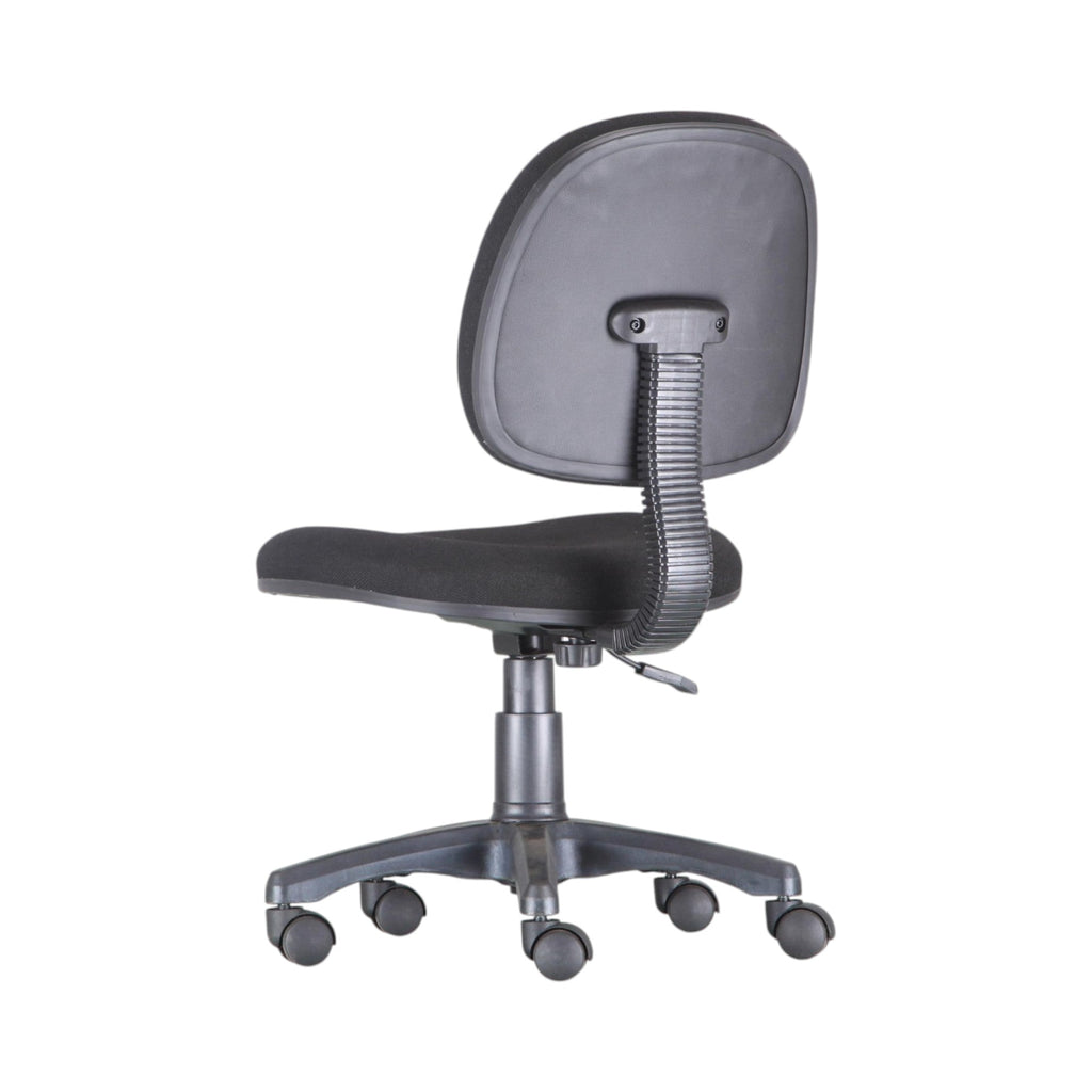 Xiaoyaozuo office chair black fabric ergonomic task chair with lumbar support and casters