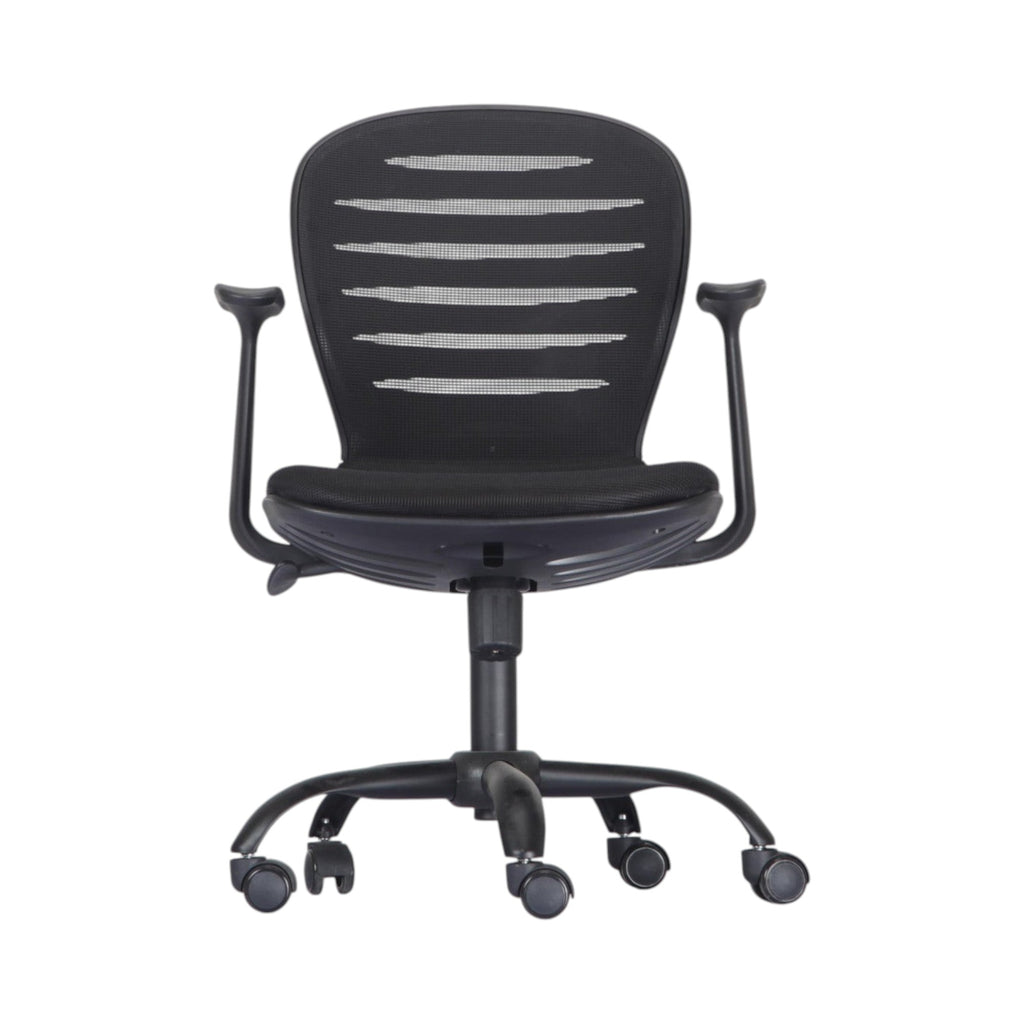 Xiaoyaozuo office chair black ergonomic mesh back office chair with adjustable armrests and casters
