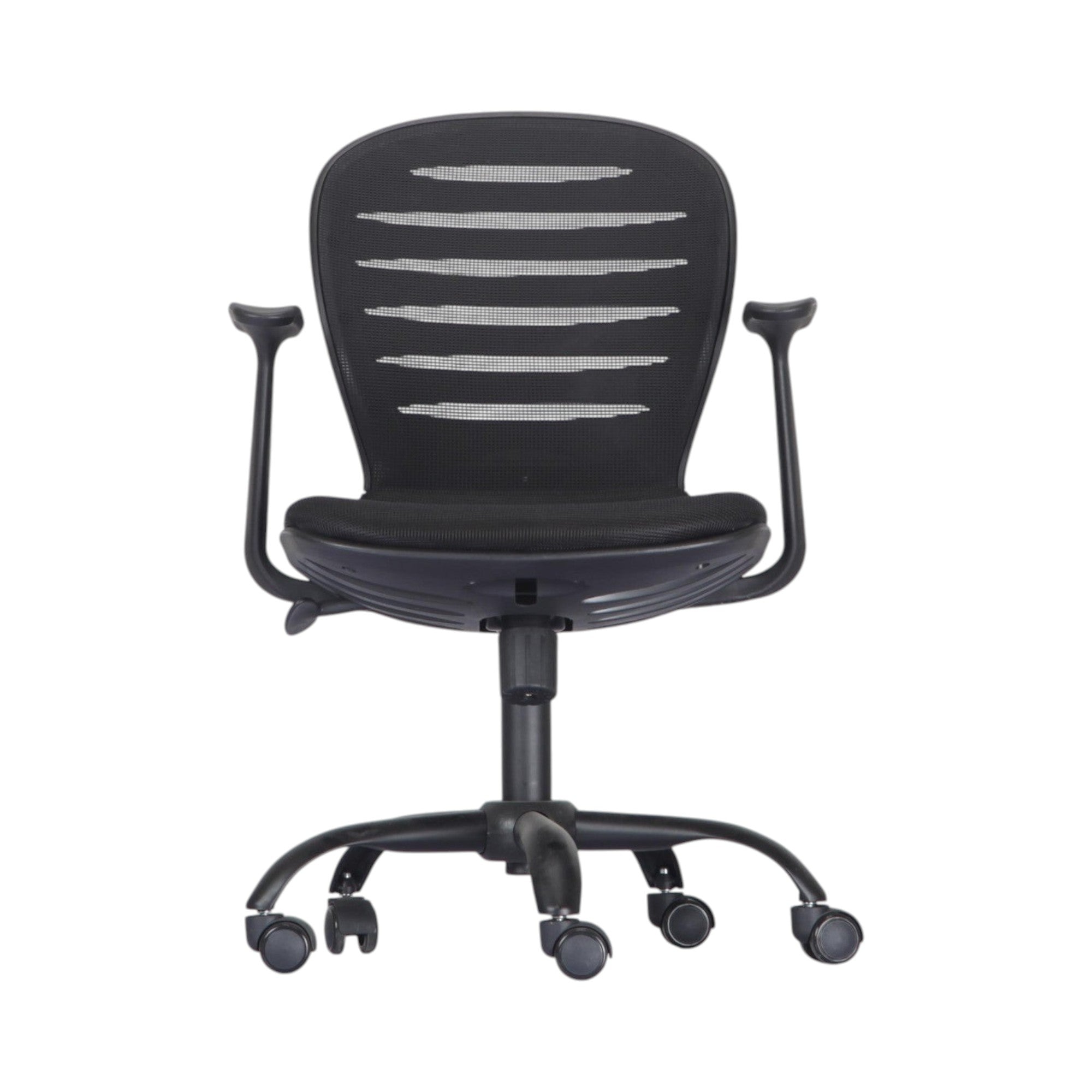 Xiaoyaozuo office chair black ergonomic mesh back office chair with adjustable armrests and casters