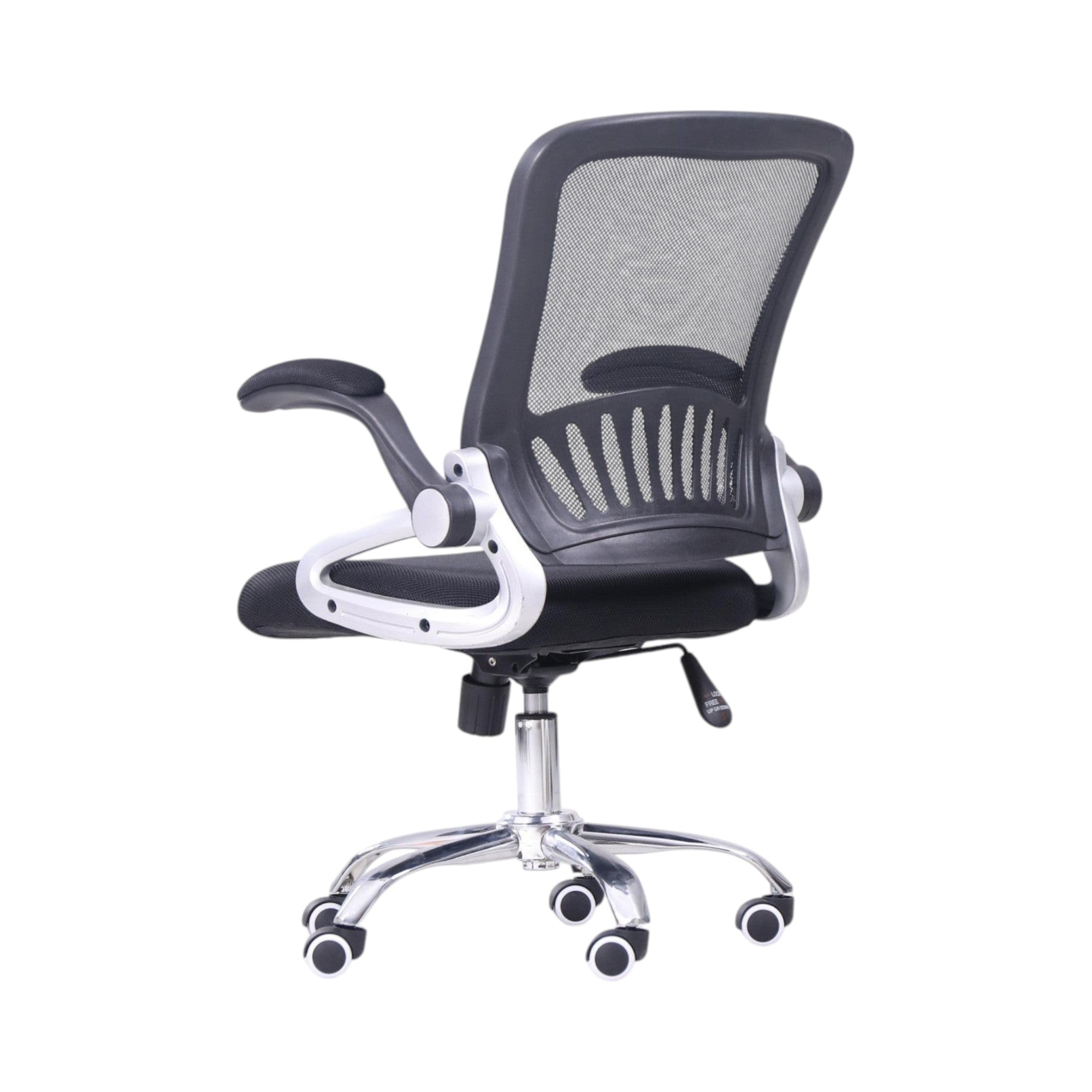 Xiaoyaozuo office chair black ergonomic mesh back chair with padded seat and adjustable height.