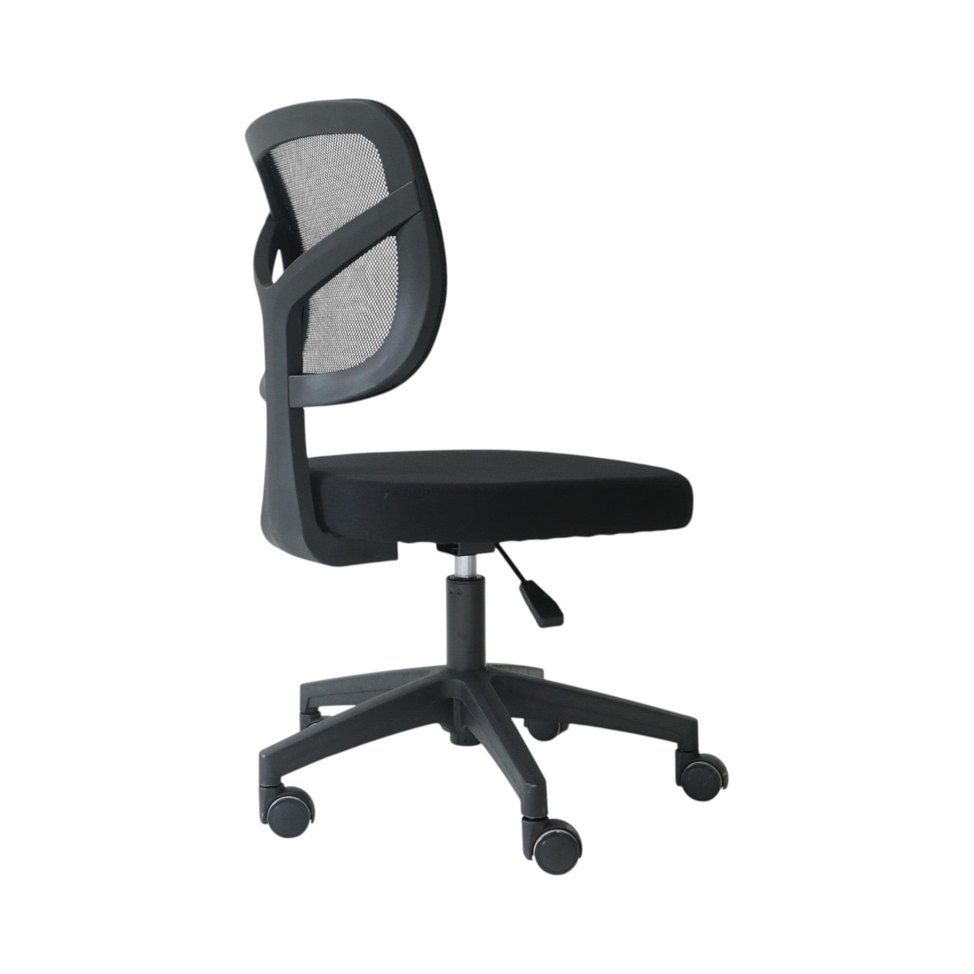 Xiaoyaozuo office chair black ergonomic mesh back chair with adjustable height and rolling casters for comfortable workdays.