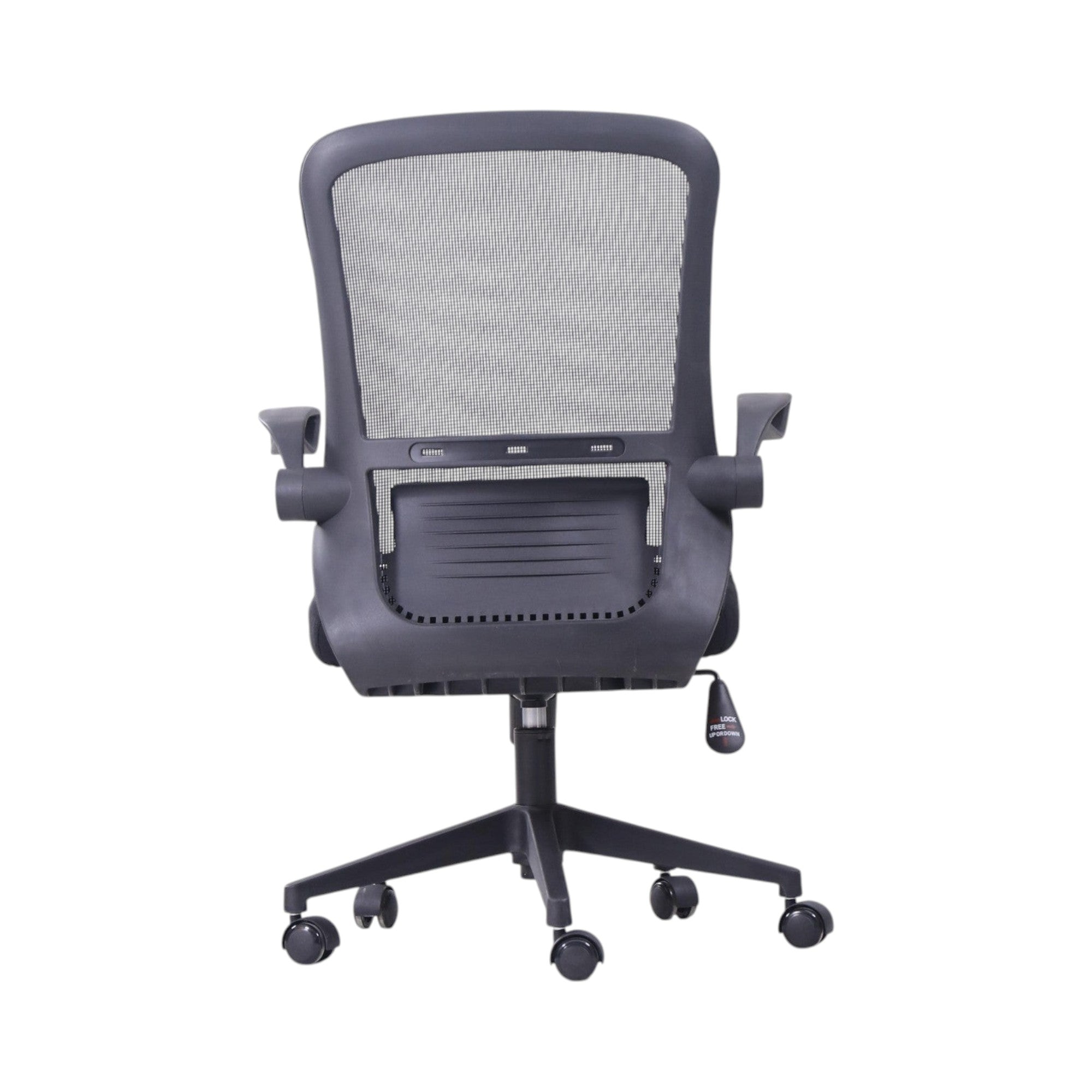 Xiaoyaozuo office chair black ergonomic mesh back office chair with adjustable armrests and wheels