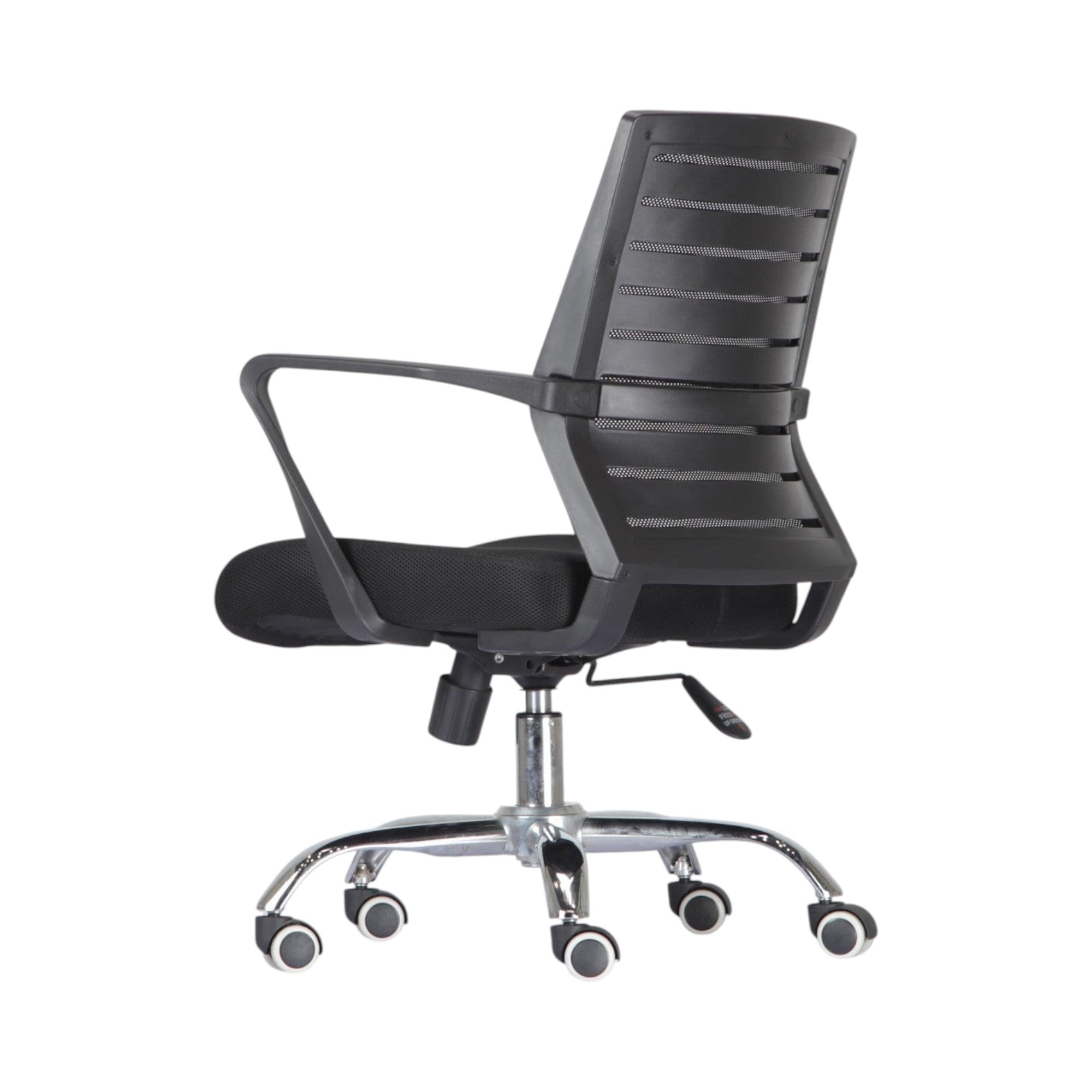 Xiaoyaozuo office chair black ergonomic mesh back computer chair with padded seat and casters