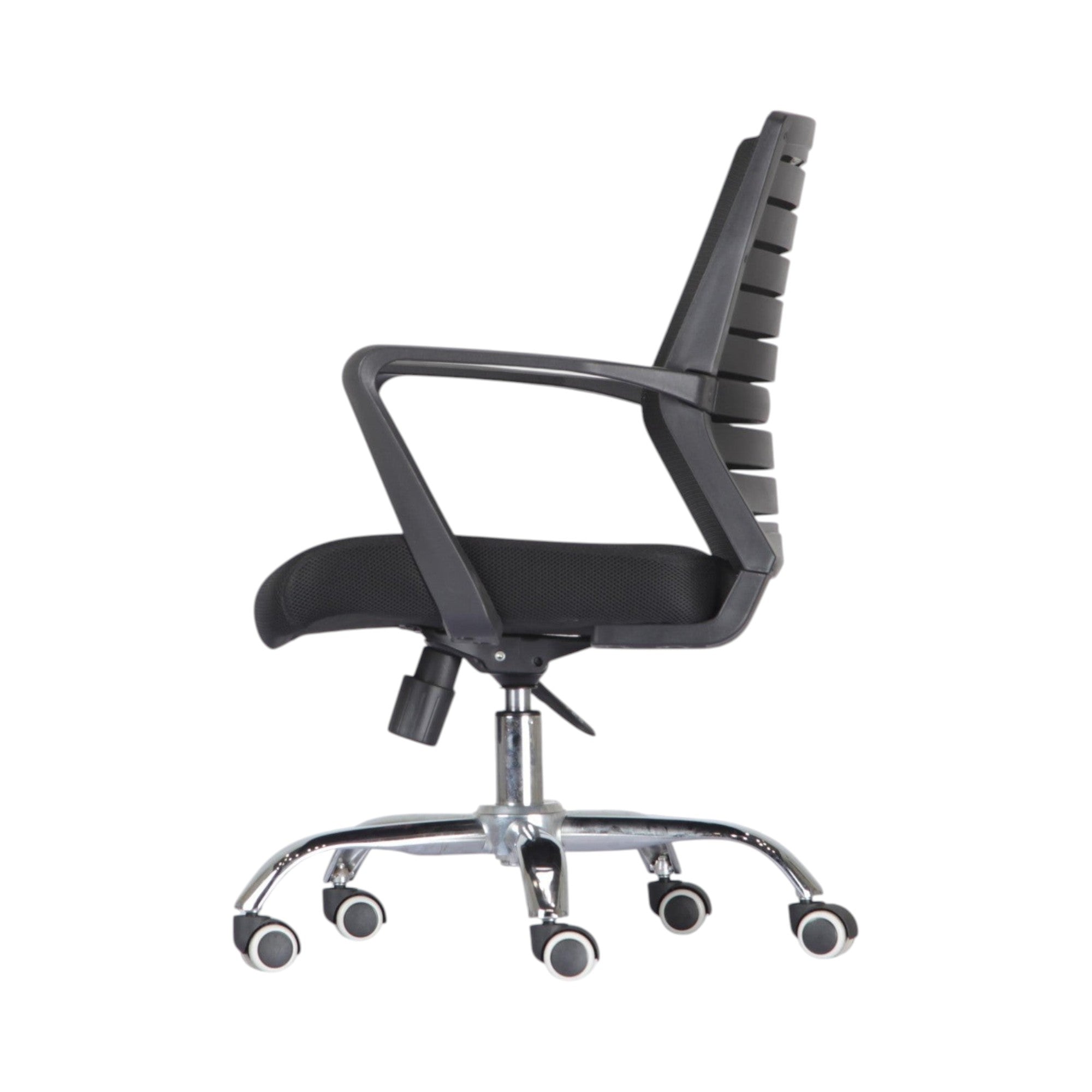 Xiaoyaozuo office chair black ergonomic mesh back computer chair with padded seat and casters