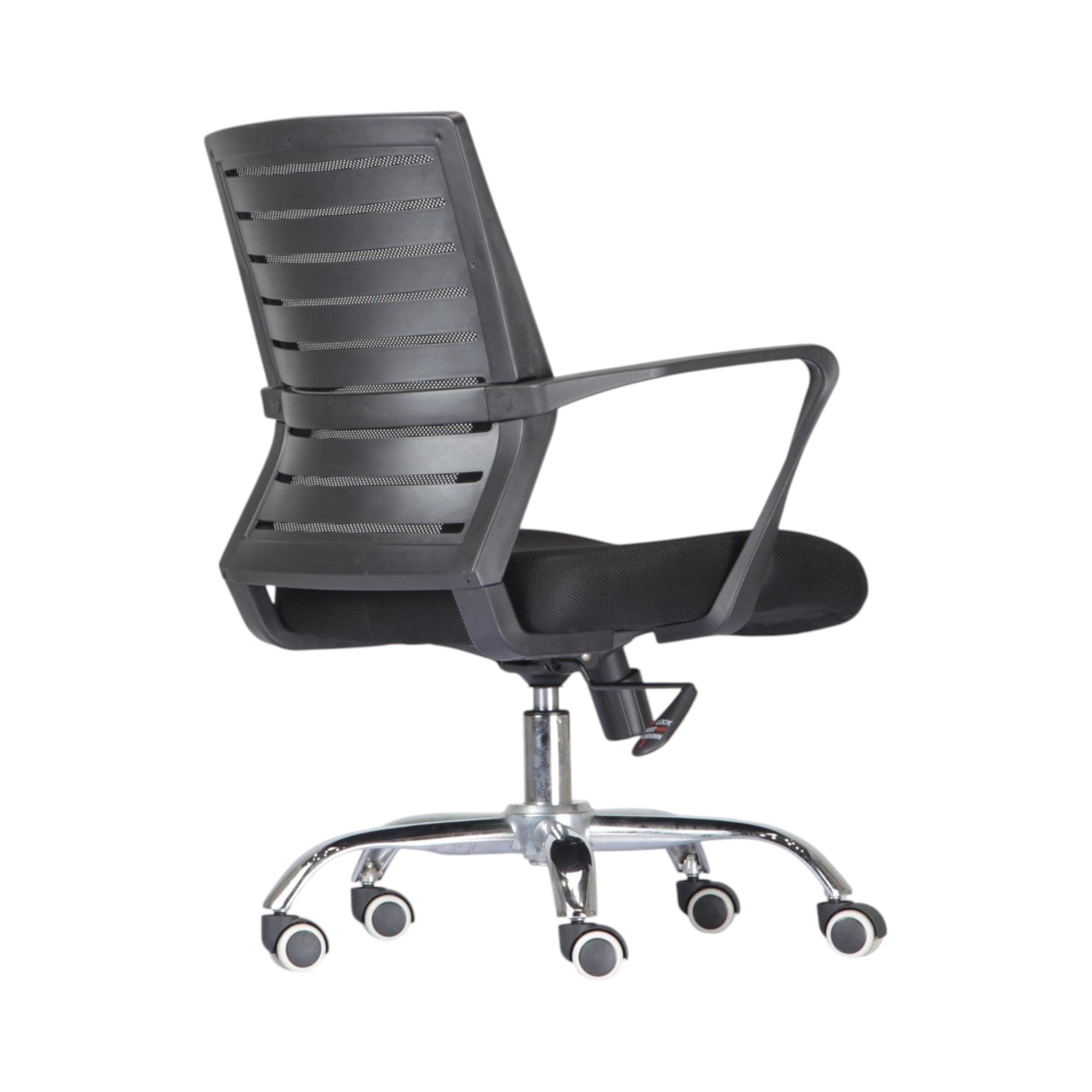 Xiaoyaozuo office chair black ergonomic mesh back computer chair with padded seat and casters