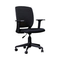 Xiaoyaozuo office chair black ergonomic mesh back and padded seat with adjustable height and casters