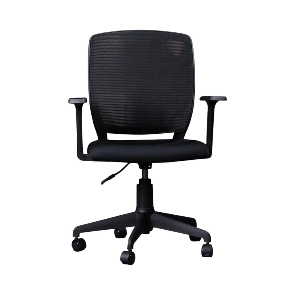 Xiaoyaozuo office chair black ergonomic mesh back desk chair with padded seat and casters