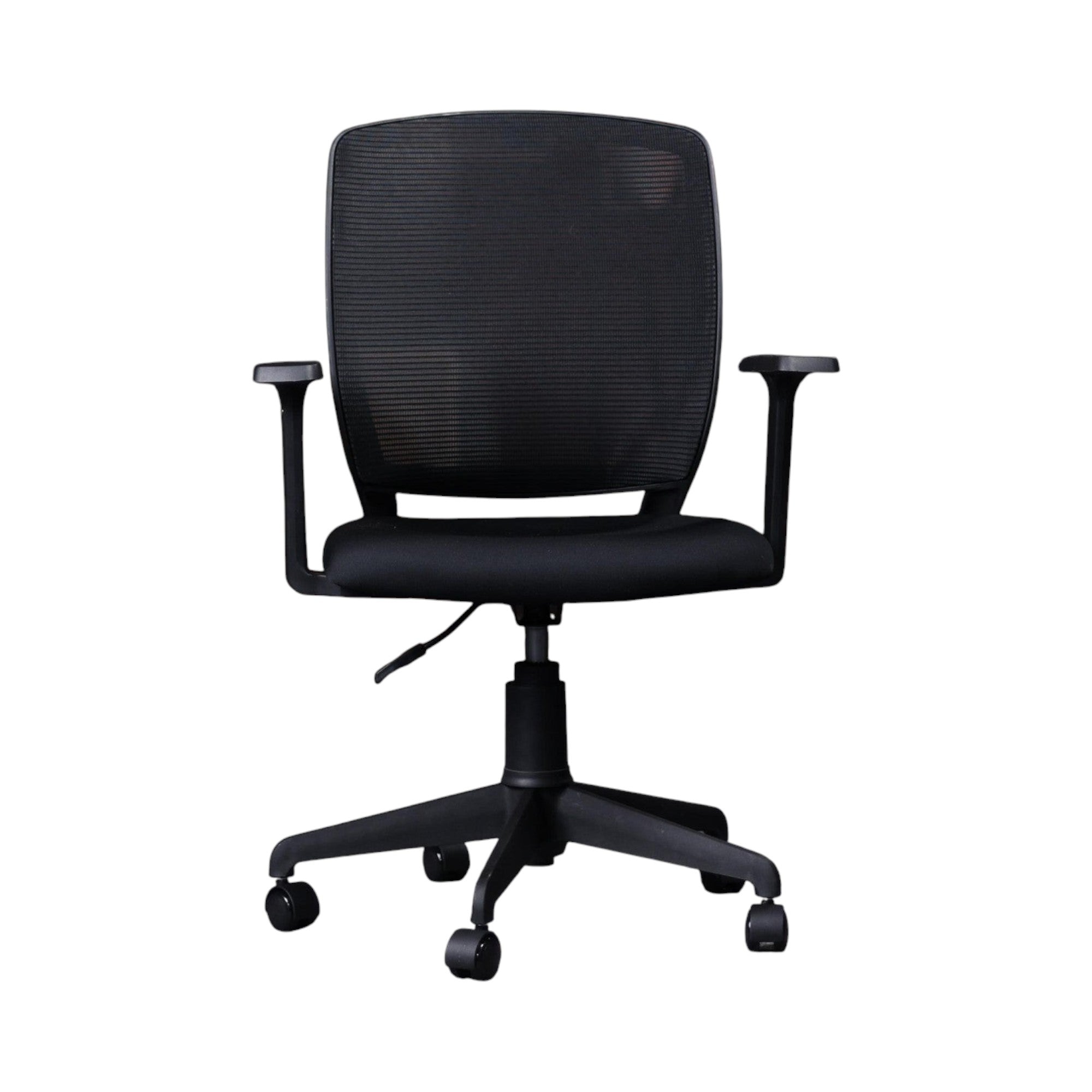 Xiaoyaozuo office chair black ergonomic mesh back desk chair with padded seat and casters