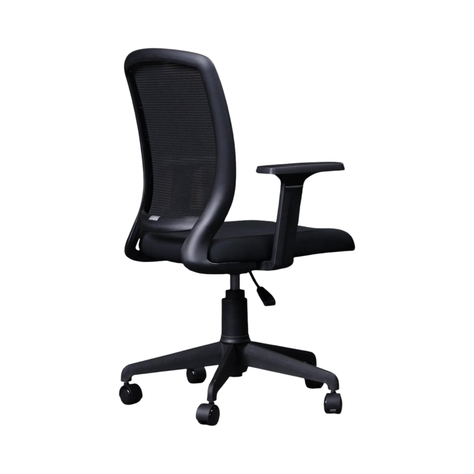 Xiaoyaozuo office chair black ergonomic mesh back desk chair with padded seat and casters
