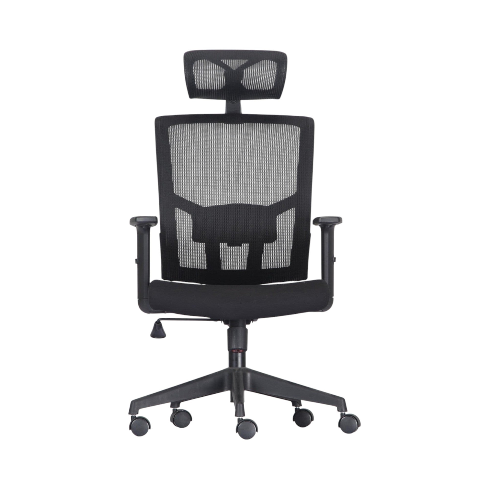 Xiaoyaozuo office chair black ergonomic mesh chair with adjustable headrest and padded seat, ideal for home office.