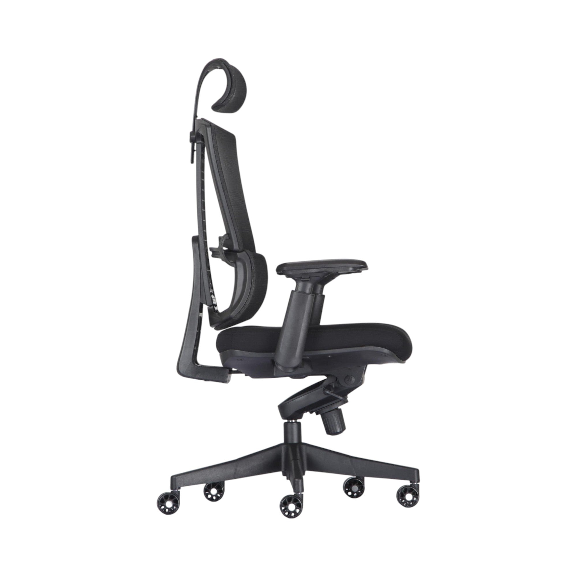 Xiaoyaozuo office chair black ergonomic mesh office chair with adjustable headrest and lumbar support