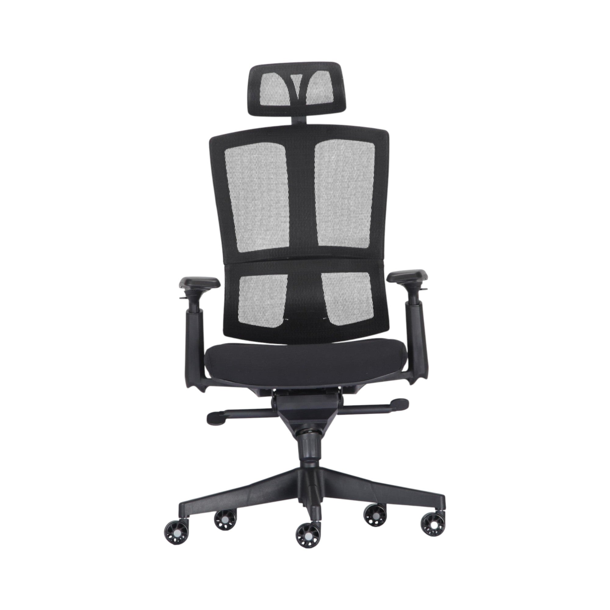 Xiaoyaozuo office chair black ergonomic mesh chair with adjustable headrest and lumbar support