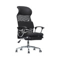 Xiaoyaozuo office chair black ergonomic mesh high back chair with adjustable headrest and lumbar support.