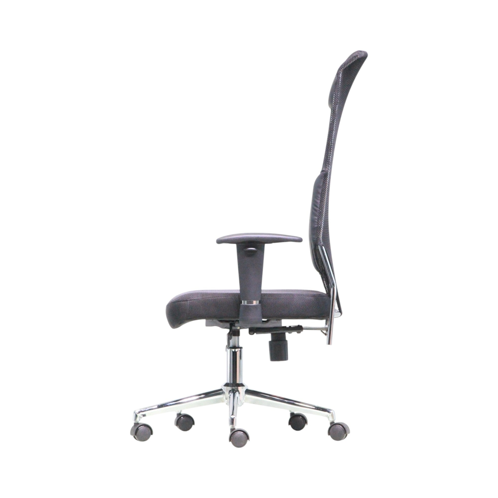 Xiaoyaozuo office chair black ergonomic mesh high back chair with adjustable lumbar support and armrests.