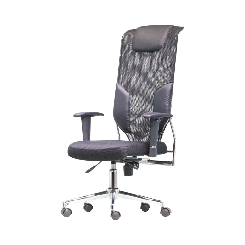 Xiaoyaozuo office chair black ergonomic mesh high back chair with adjustable lumbar support and padded seat.