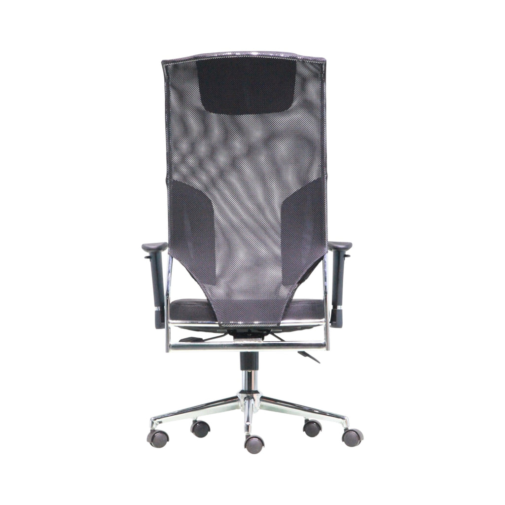 Xiaoyaozuo office chair black ergonomic mesh high back chair with adjustable lumbar support and padded seat.