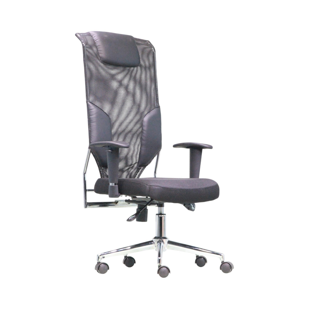Xiaoyaozuo office chair black ergonomic mesh high back chair with adjustable lumbar support and padded seat.