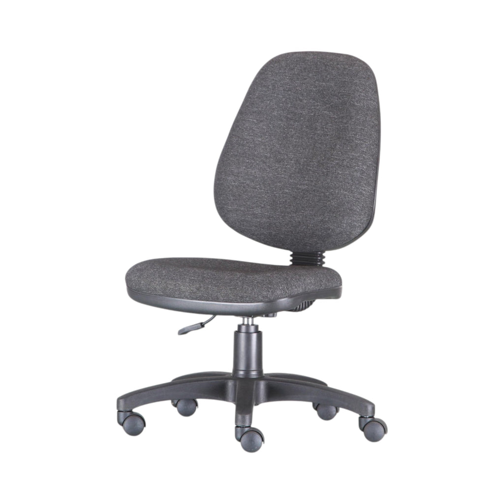Xiaoyaozuo office chair dark grey fabric ergonomic task chair with adjustable height and five-star base with casters