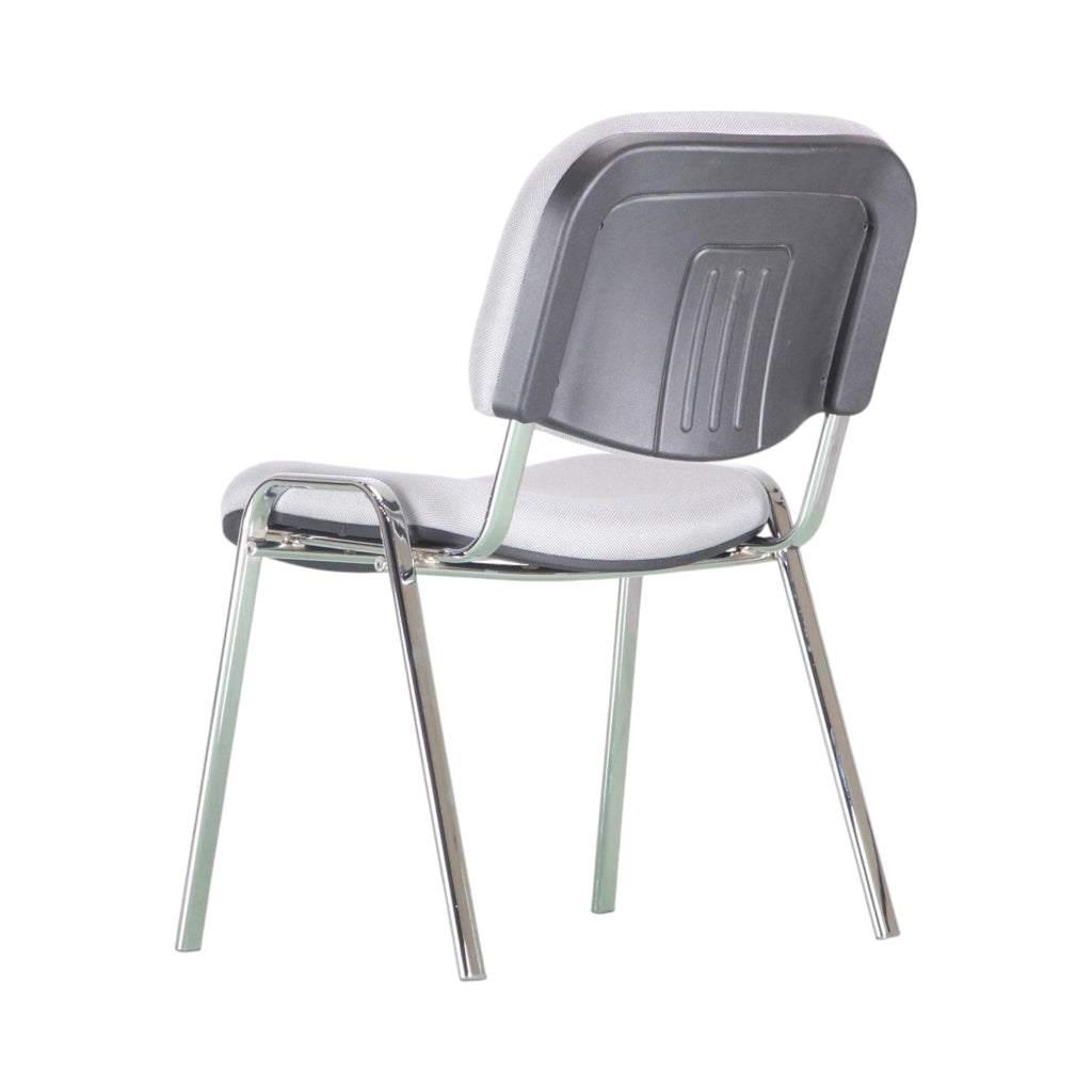 Xiaoyaozuo office chair grey fabric modern visitor chair with chrome-plated steel frame