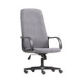 Xiaoyaozuo Z012G grey fabric office chair with adjustable height and tilt, featuring a retro design and breathable material.