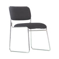 Xiaoyaozuo office chair modern black fabric guest chair with chrome cantilever frame